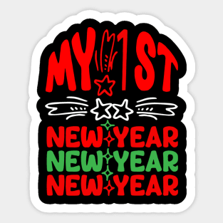 My 1st New Year 2024 Sticker